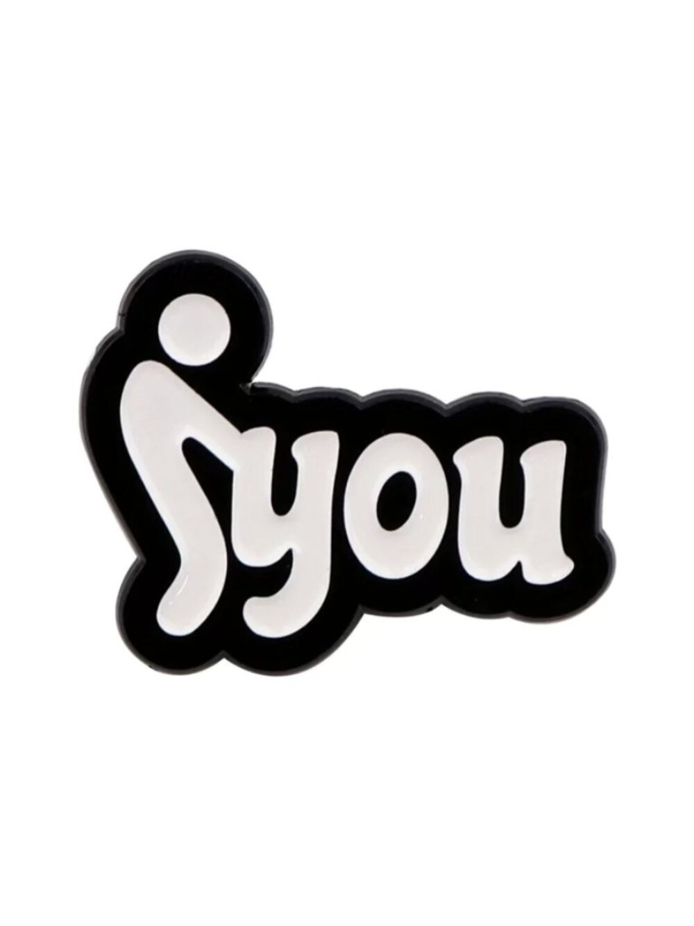"F#CK YOU" OIL DRIPPED ENAMEL PIN LAPEL PIN BROOCH NWT